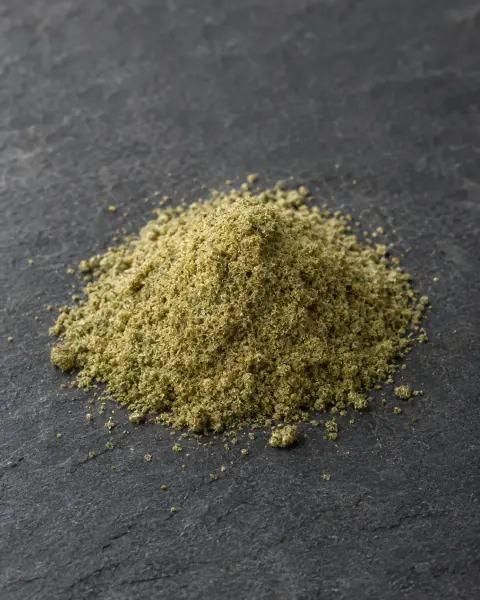 CBD Kief — kief, hemp resin on slate