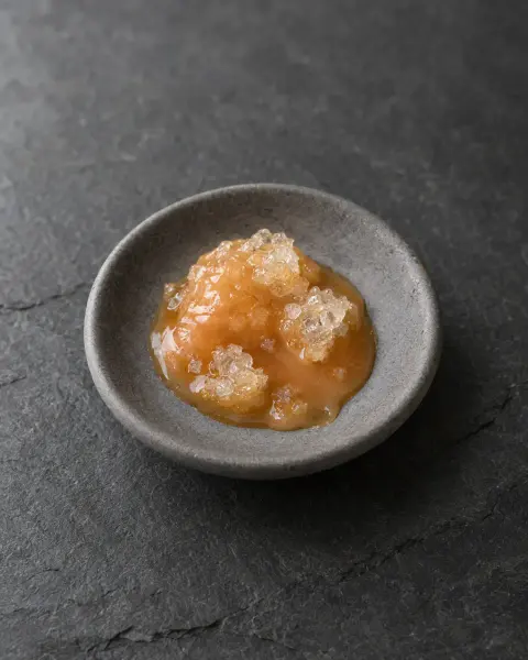 Moroccan Peach Liquid Diamonds — liquid diamonds, hemp resin on slate