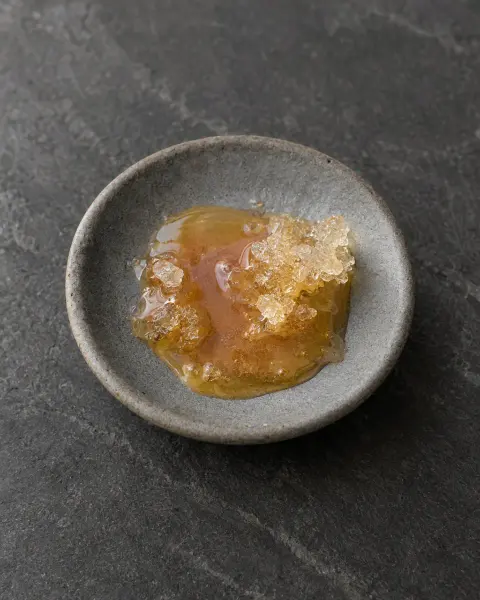 Strawguava Liquid Diamonds — liquid diamonds, hemp resin on slate