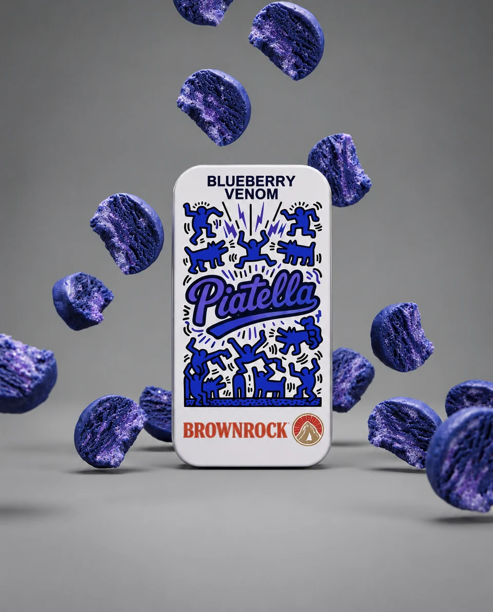 Blueberry Venom: packaging reference (illustrative)