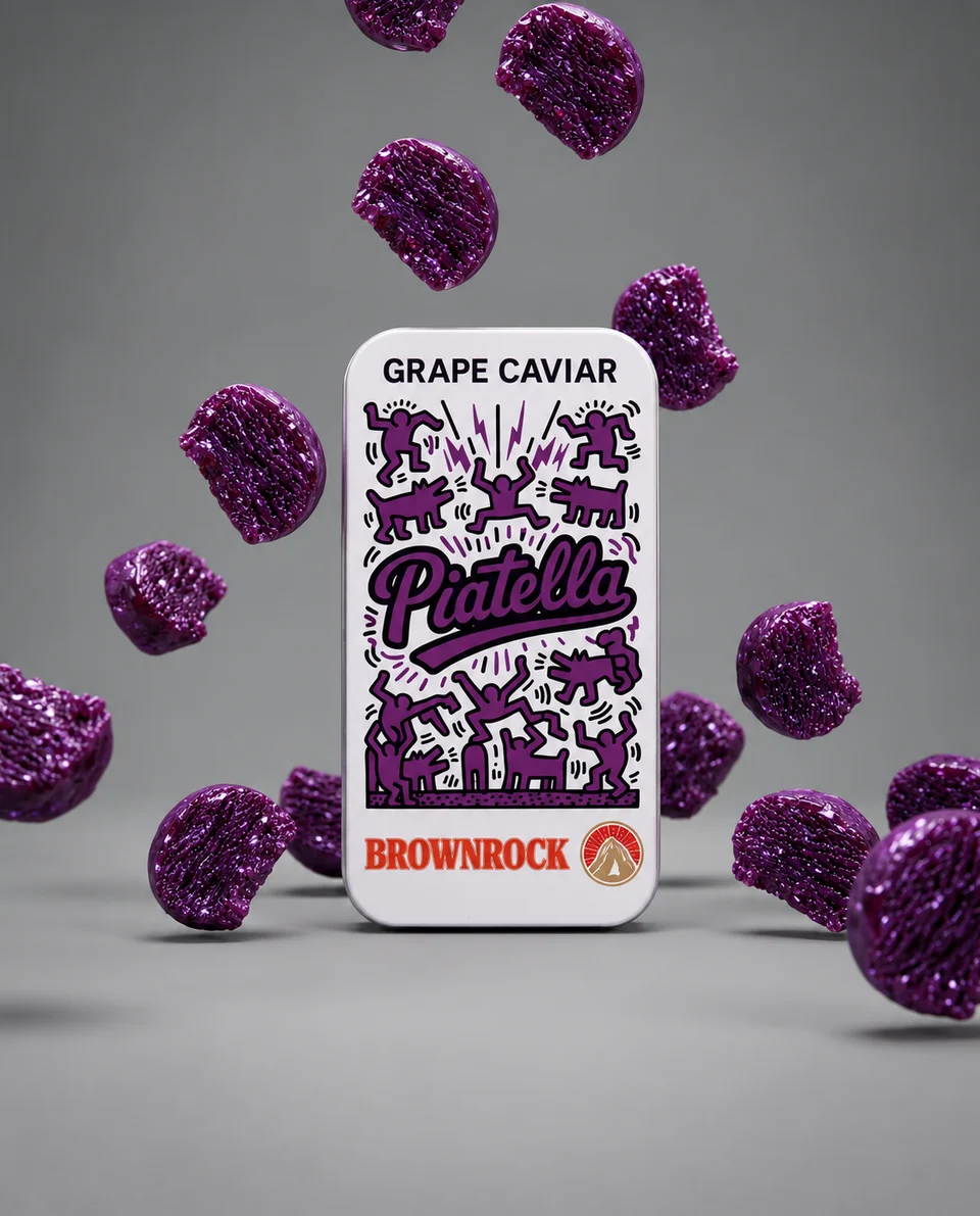 Grape Caviar: packaging reference (illustrative)